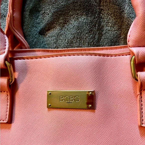Stylish Pink BCBG Women's Handbag - Picture 2 of 9